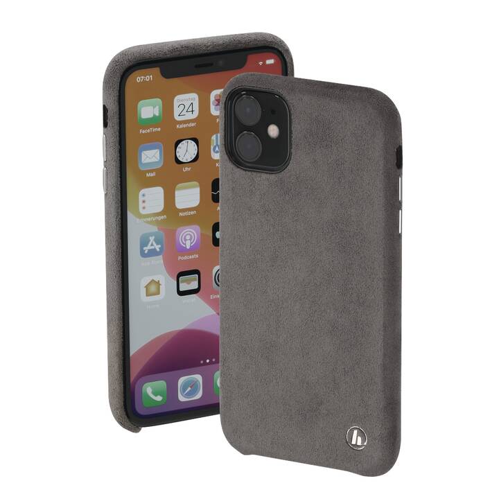 HAMA Backcover Finest Touch (iPhone 12 Mini, Antracite)