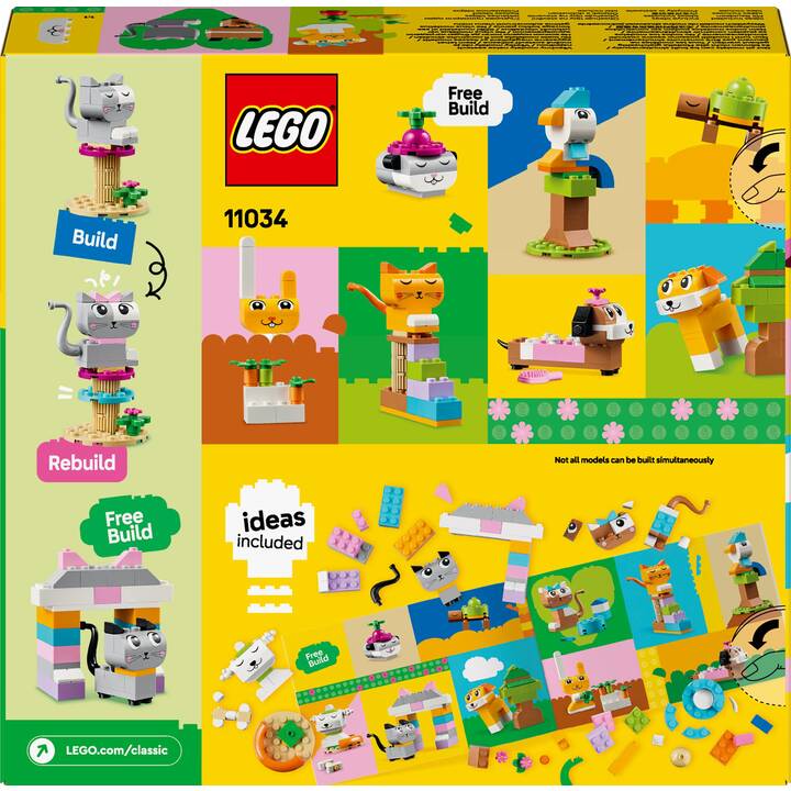LEGO Classic Les animaux de compagnie créatifs (11034)