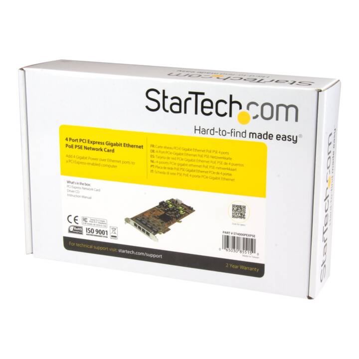 STARTECH.COM Adaptateur réseau (4 x RJ-45 (LAN))