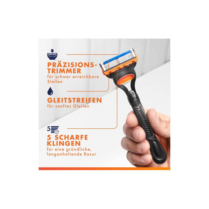 Gillette Fusion5 Rasierer Für Männer, 1 Gillette Rasierer, 4