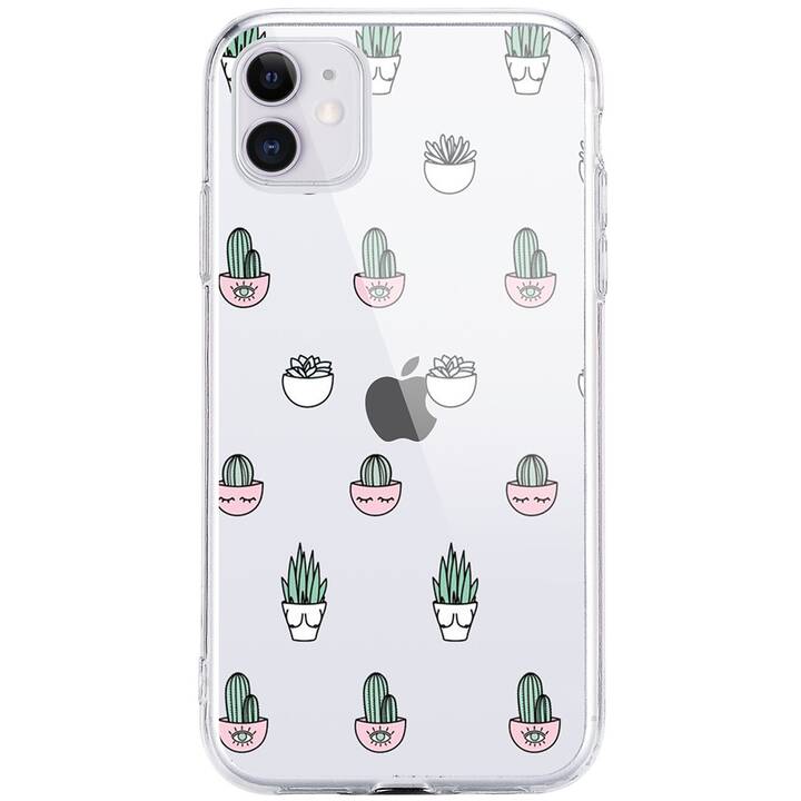 EG Hülle für iPhone 13 Mini 5.4" (2021) - grün - Kaktus