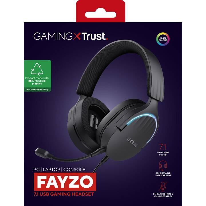 TRUST Gaming Headset GXT 490 Fayzo (Over-Ear)