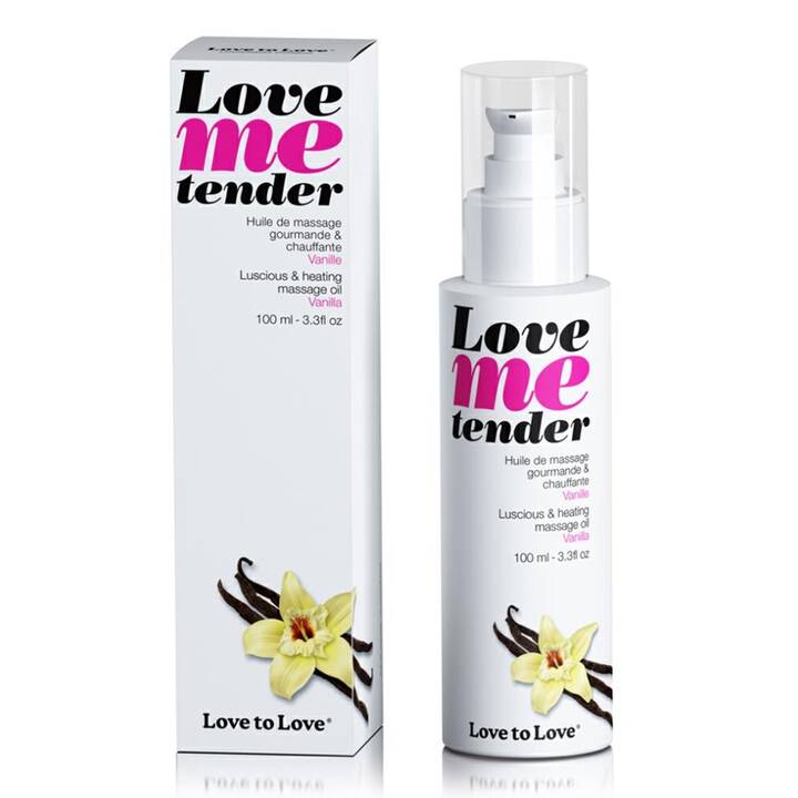 LOVE TO LOVE Olio per massaggi Love Me Tender (100 ml, Vaniglia, Base di olio)