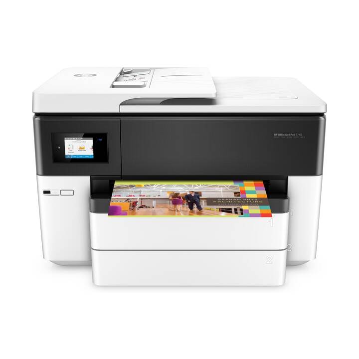 HP OfficeJet Pro 7740 WF All-in-One (Imprimante à jet d'encre, Couleur, WLAN)