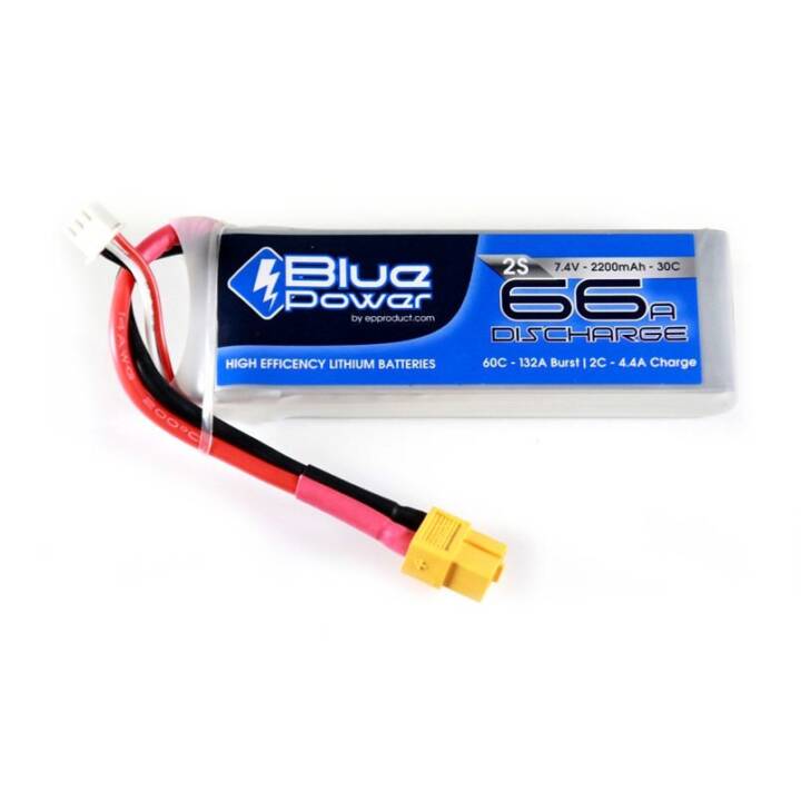 EP PRODUCT Accumulatore RC BluePower (LiPo, 2200 mAh, 7.4 V)