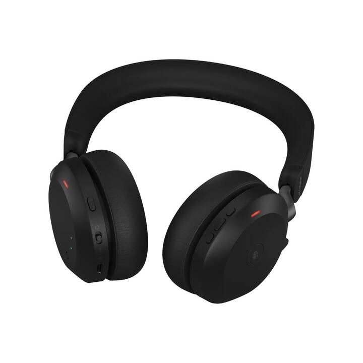 JABRA Casque micro de bureau Evolve2 75 Duo (On-Ear, Câble et sans fil, Noir)