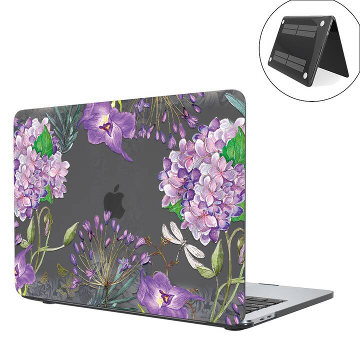 EG Hülle für MacBook Pro 13" (2020) - Lila - Blumen