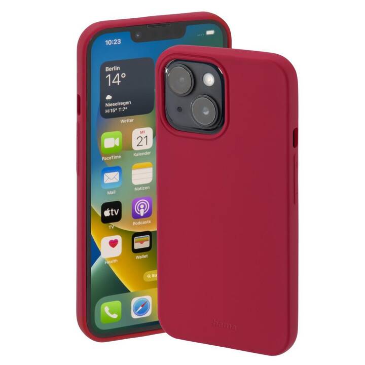 HAMA Backcover Finest Feel (iPhone 14 Plus, Rosso)