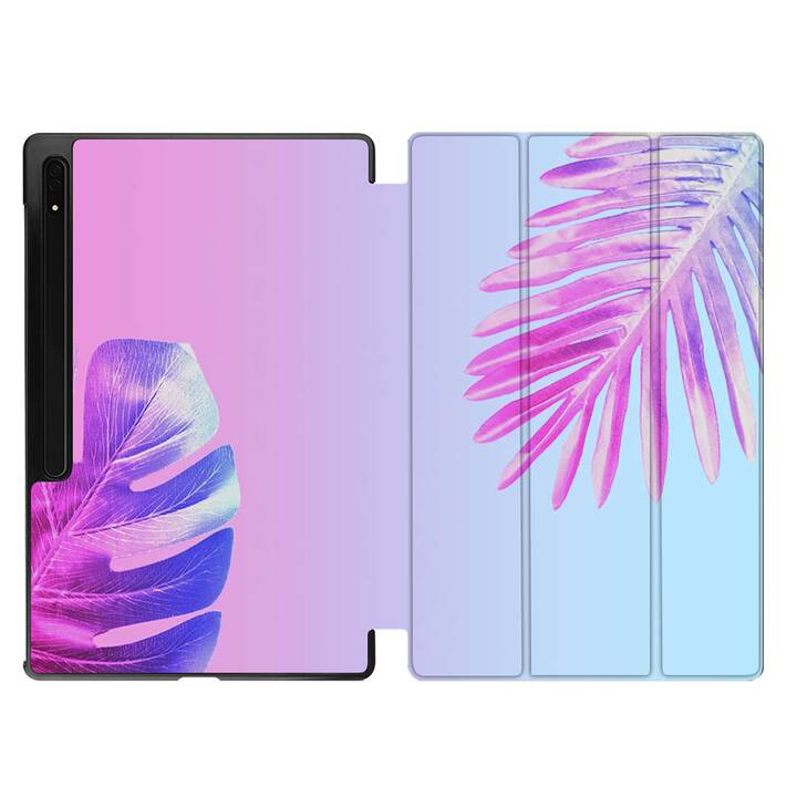 EG cover per Samsung Galaxy Tab S8 Ultra 14.6" (2022) - Viola - Foglia