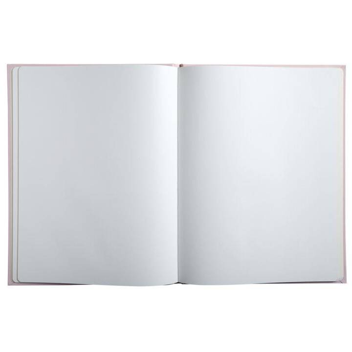 EXACOMPTA Libro degli ospiti Ellipse (22 cm x 27 cm, Rosa)