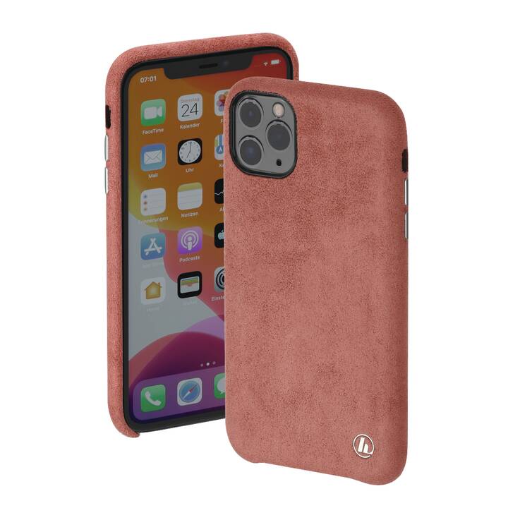 HAMA Backcover Finest Touch (iPhone 12 Pro, iPhone 12, Koralle)