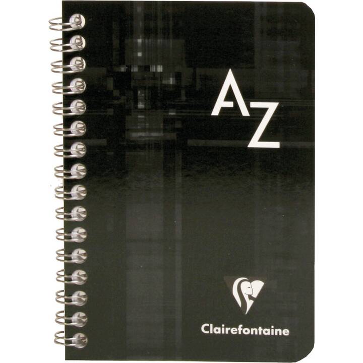 CLAIREFONTAINE Carnet d'adresse (9.5 cm x 14 cm, Carreaux)