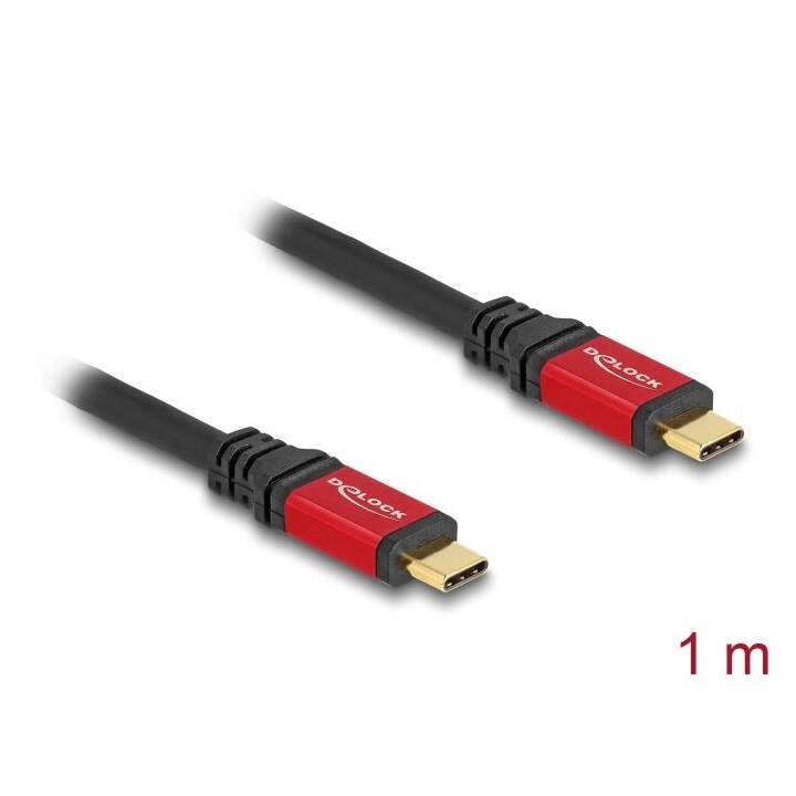 DELOCK Câble (USB 2.0 de type C, USB 2.0, USB de type C, 1 m)
