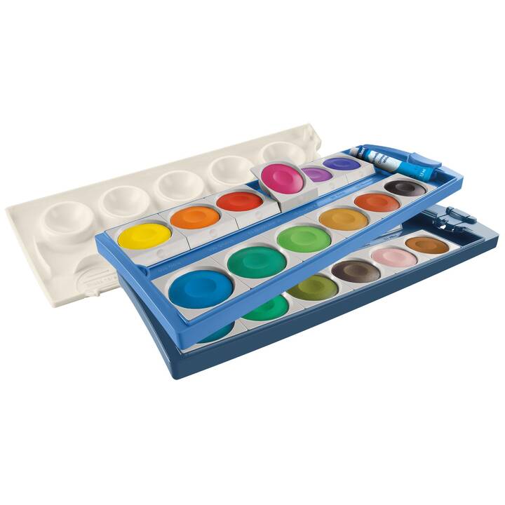 PELIKAN Wasserfarbe Set (12 x 7.5 ml, Mehrfarbig)