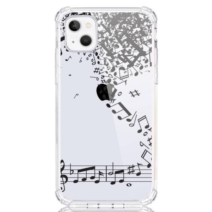 EG Backcover (iPhone 14 Plus, Musik, Transparent)