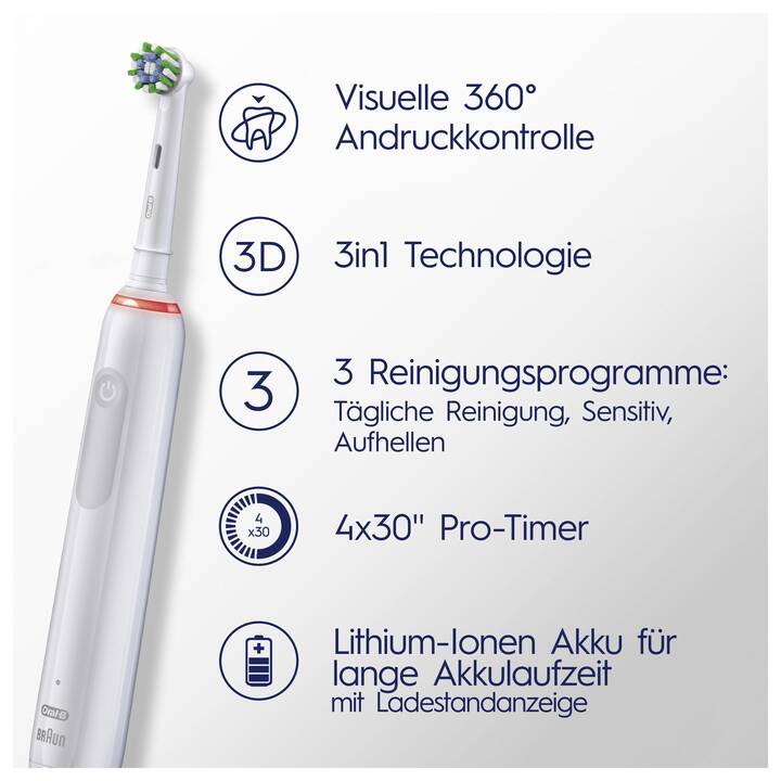 ORAL-B Pro 3 3000 Olympia Special Edition (Weiss)