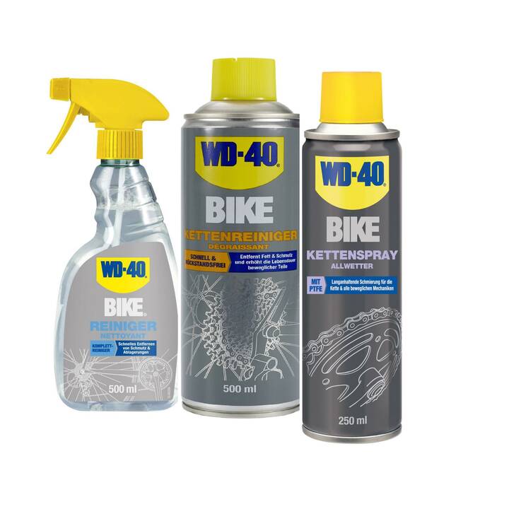 WD-40 Kit per la pulizia della bicicletta Triple Pack