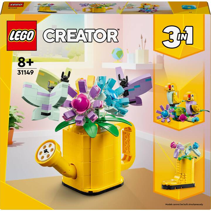 LEGO Creator 3-in-1 Giesskanne mit Blumen (31149) 