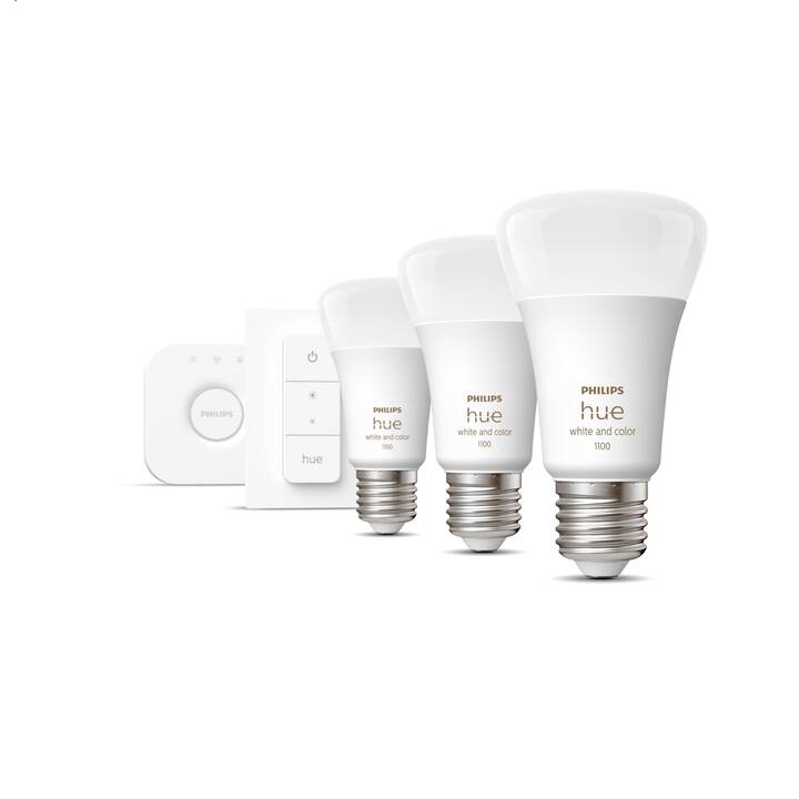 PHILIPS HUE Ampoule LED White & Color (E27, Bluetooth, 9 W)
