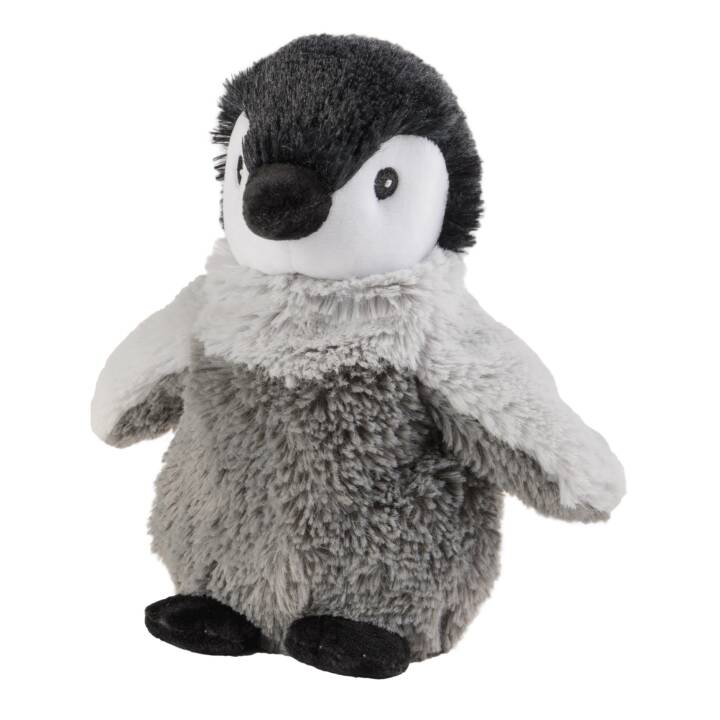 WARMIES Peluche riscaldabile Minis Baby-Pinguin (Pinguino, Buccia miglio)