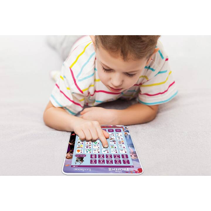 Lexibook Frozen Lerntablett - Zweisprachig Deutsch/Englisch, Mit Buchstaben, Wörtern & Musik Für Kinder Ab 3