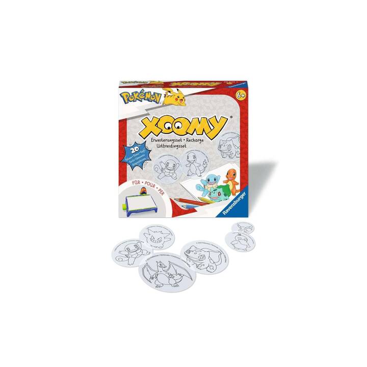 RAVENSBURGER Pokémon Xoomy Pokemon Leuchtpad Erweiterungsset