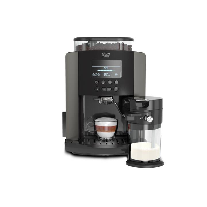 KRUPS Arabica Latte EA819E (Schwarz, 1.7 l, Kaffeevollautomat)