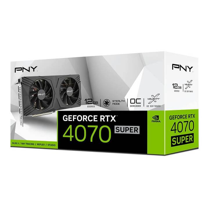 PNY TECHNOLOGIES Nvidia GeForce RTX 4070 SUPER (12 Go)