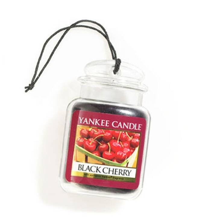 YANKEE CANDLE Fahrzeuglufterfrischer Car Jar Ultimate Black Cherry (Zimt, Kirsche, Mandel)