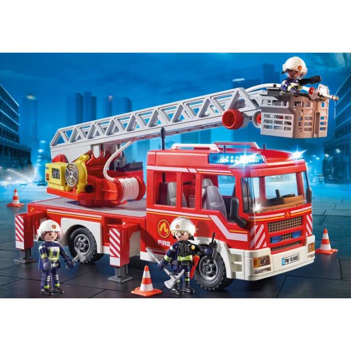 PLAYMOBIL City Action Feuerwehr-Leiterfahrzeug (9463)