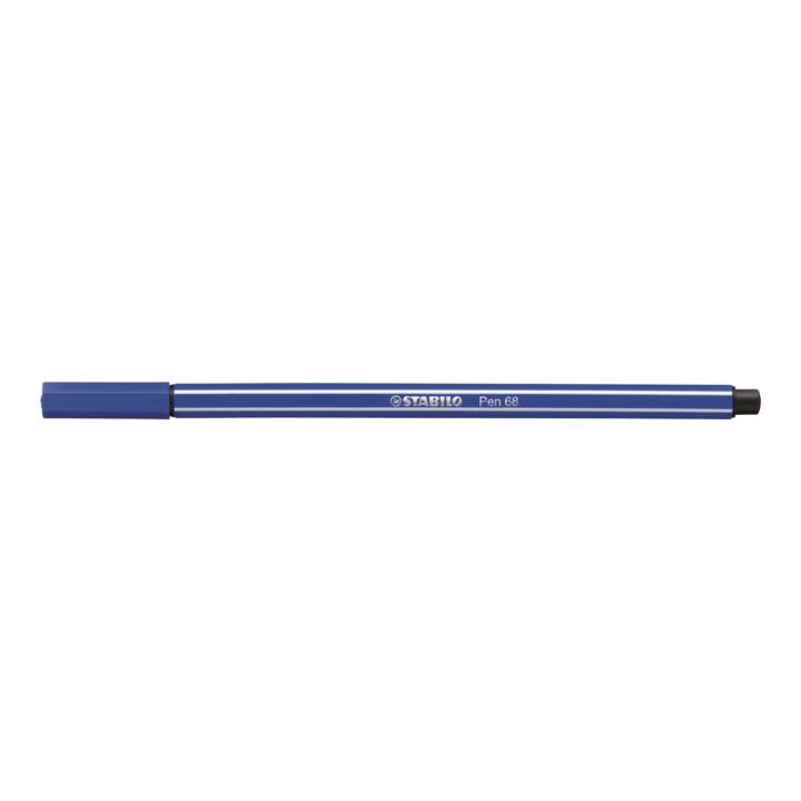 STABILO 68 Crayon feutre (Bleu, 1 pièce)