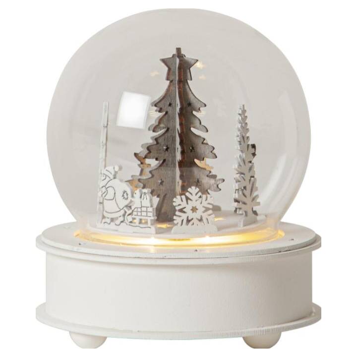 STAR TRADING Figurine lumineuse de Noël Grauberg (Flocon de neige, Arbre, Père Noël, 4 LEDs)