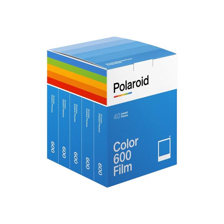 POLAROID Color 600 - 40x Sofortbildfilm (Polaroid 600, Weiss)