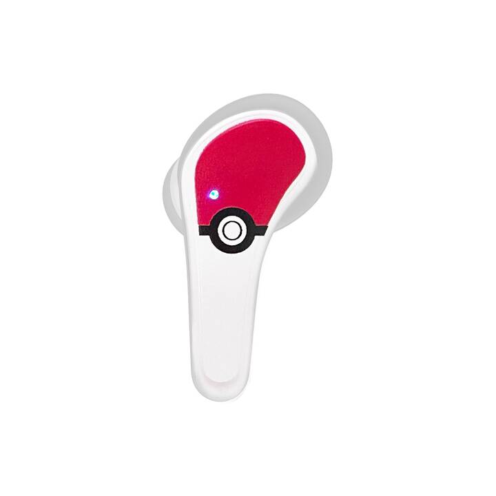 OTL TECHNOLOGIES Pokémon Pokéball Kinderkopfhörer (Earbud, Bluetooth 5.0, Weiss)