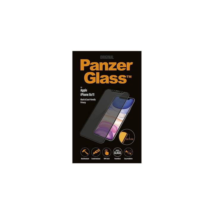 PANZERGLASS Verre de protection d'écran Privacy (iPhone 11, iPhone XR, 1 pièce)