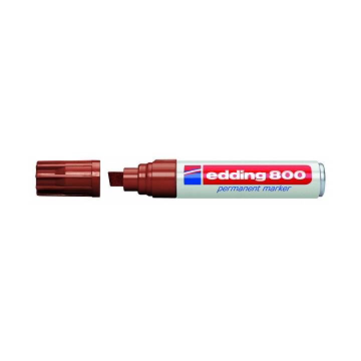 EDDING Permanent Marker 800 (Braun, 1 Stück)