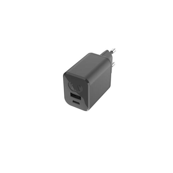 FRESH 'N REBEL Mini Caricabatteria da parete (USB C, USB A)