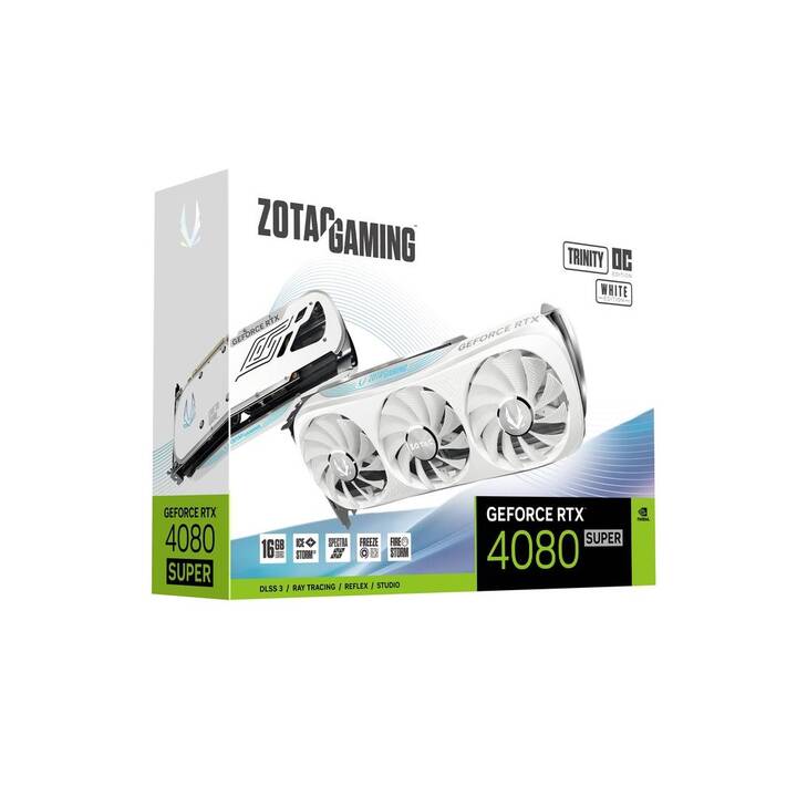 ZOTAC Super Trinity OC White Edition Nvidia GeForce RTX 4080 SUPER (16 Go)