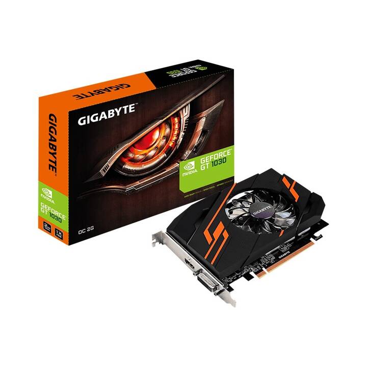GIGABYTE GV-N1030OC-2GI Nvidia GeForce GT 1030 (2 Go, Gaming)