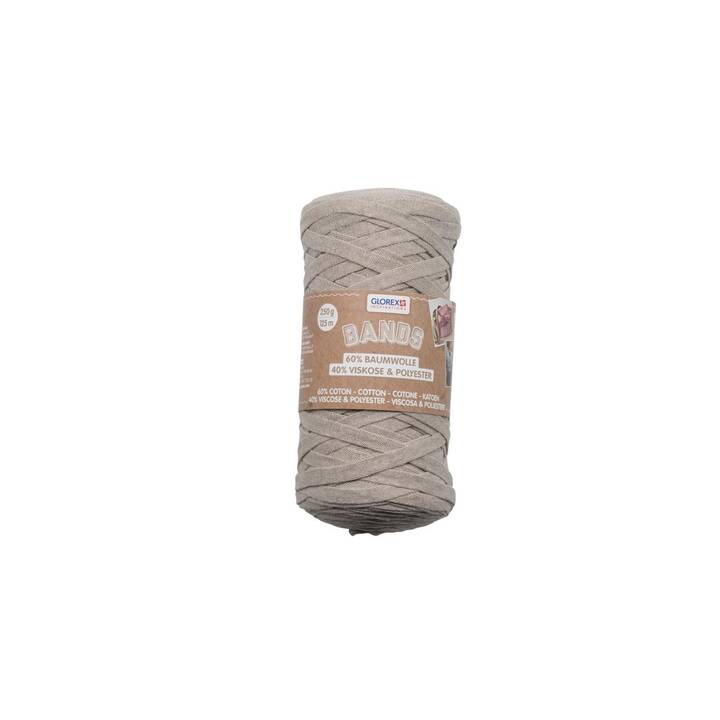 GLOREX Makramee Baumwollgarn 2 Mm - 100% Baumwolle, 250 G / 225 M, Farbe Taupe, Zum Häkeln, Stricken & Basteln