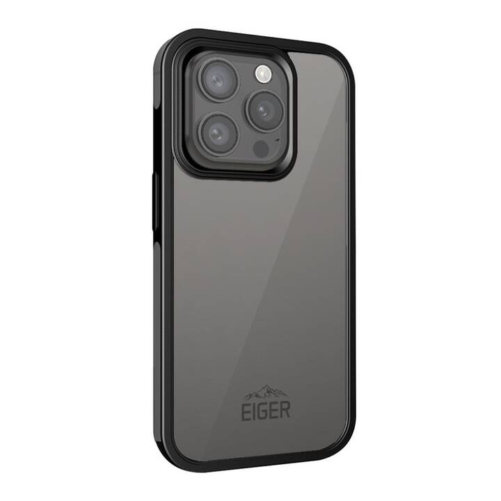 EIGER Backcover Mountain Air (iPhone 15 Pro, Noir)