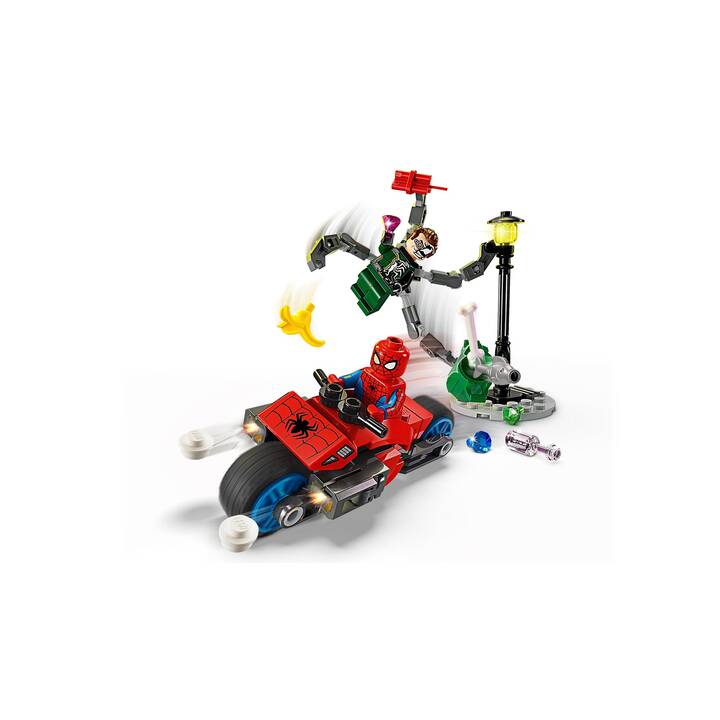 LEGO Marvel Super Heroes La course-poursuite en moto: Spider-Man contre Docteur Octopus (76275)