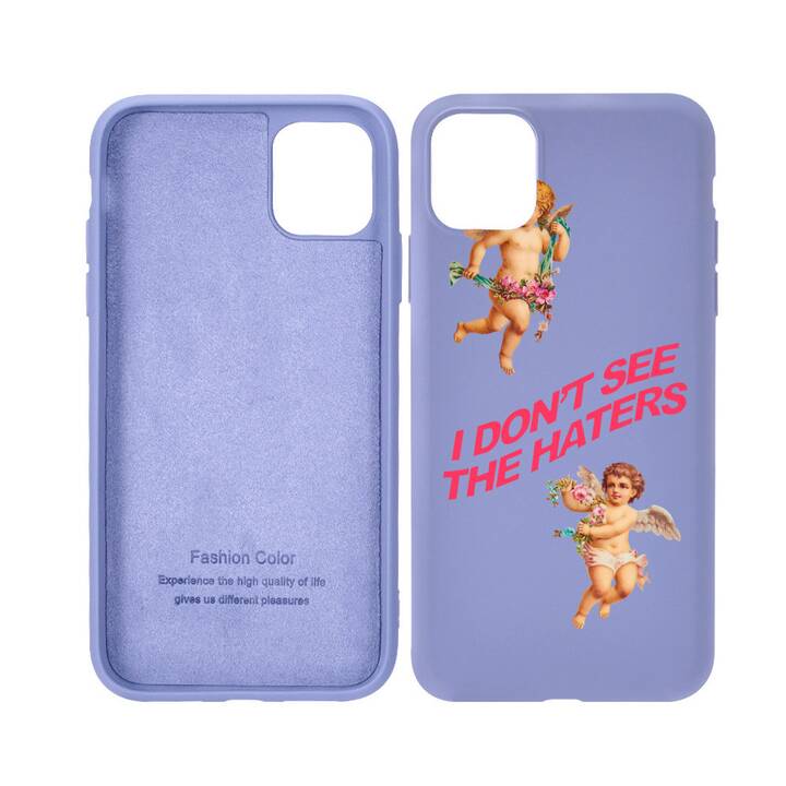 EG Coque pour iPhone 11 6.1" (2019) - violet - anges