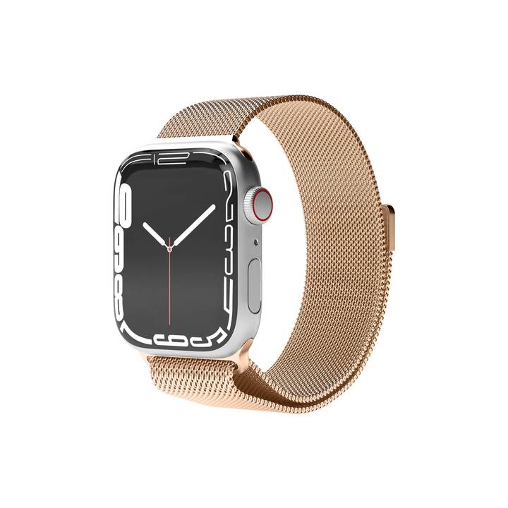 VONMÄHLEN Milanese Loop Cinturini (Apple Watch 40 mm / 41 mm / 38 mm, Roségold)