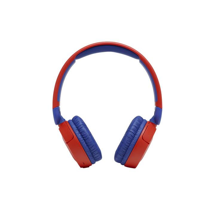 JBL BY HARMAN Jr 310BT Casque d'écoute pour enfants (On-Ear, Bluetooth 5.0, Bleu, Rouge)