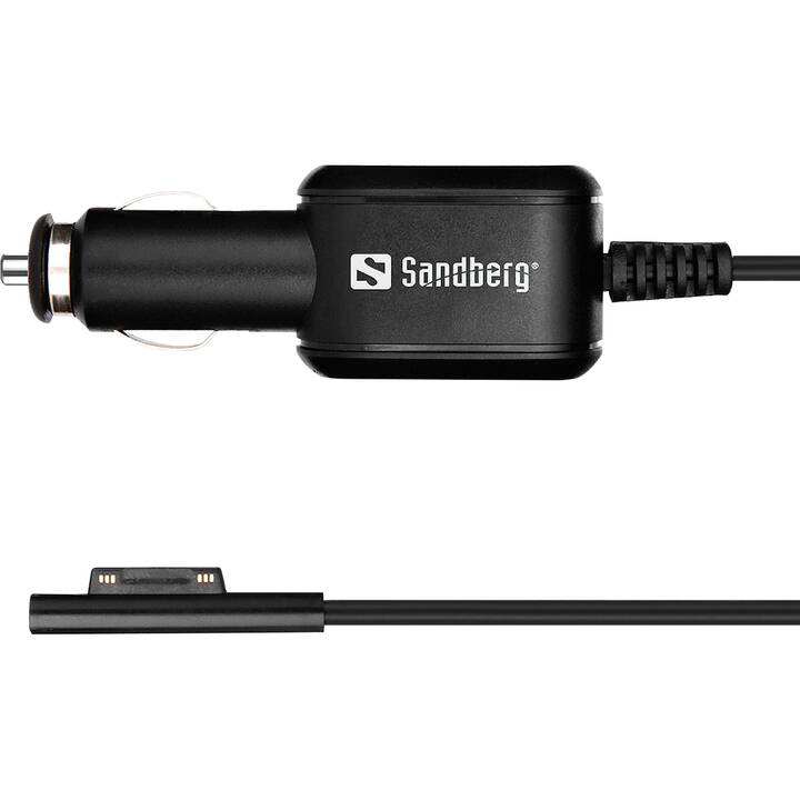 SANDBERG Chargeur auto Surface Pro Connector (Allume-cigare, Surface Connect)