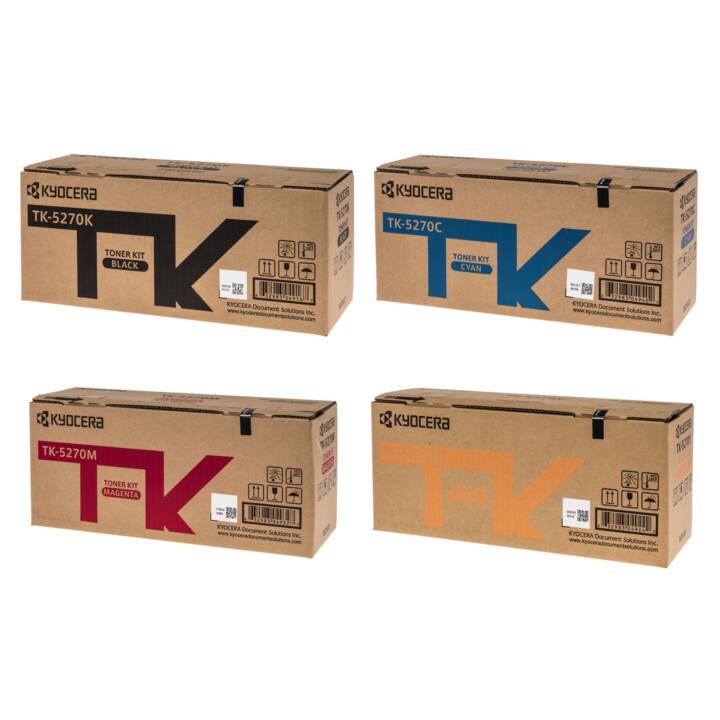 KYOCERA Rainbow TK-5270 (Multipack, Nero, Giallo, Ciano, Magenta)