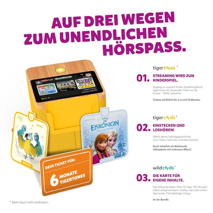 TIGERMEDIA Lecteur audio pour enfants Tigerbox Touch Plus Swiss Edition (DE, Suisse allemand)