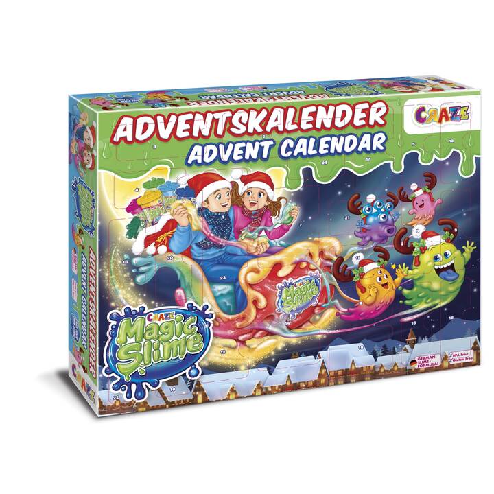 CRAZE Magic Slime Calendrier de l'avent des jouets - Interdiscount CRAZE Magic Slime Calendrier de l'avent des jouets - Interdiscount
