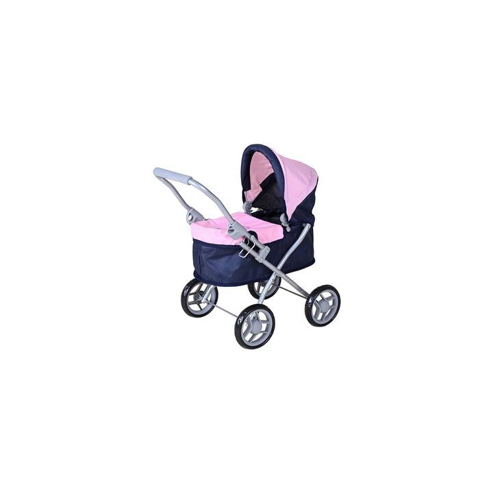 63309 Doll pram Mini Lili-Star Grey, grey
